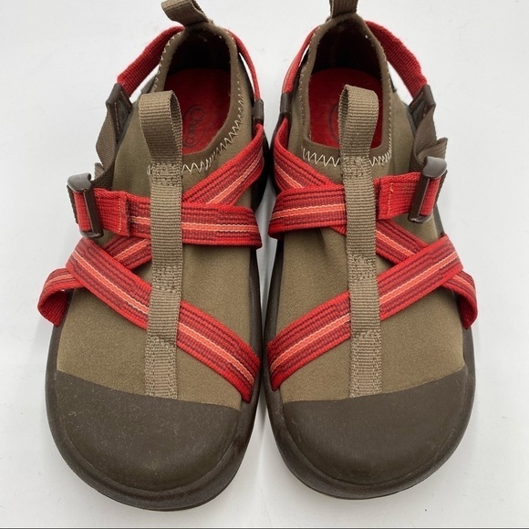 Chaco Ponsul Bulloo Brown Red Pink Women's Size 7 - Picture 11 of 11